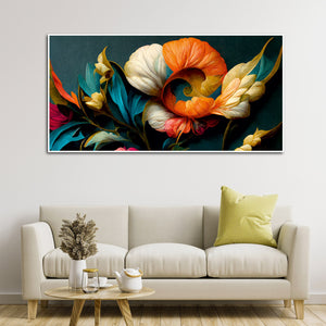 Elegant Floral Flower Artistic Art Canvas Wall Painting