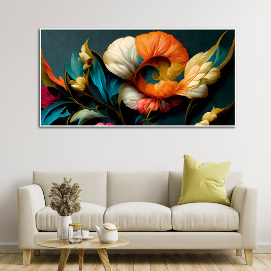 Elegant Floral Flower Artistic Art Canvas Wall Painting