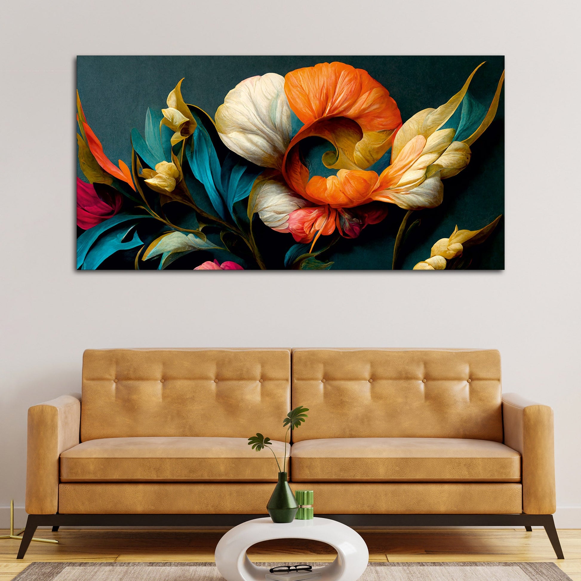 Elegant Floral Flower Artistic Art Canvas Wall Painting