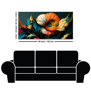 Elegant Floral Flower Artistic Art Canvas Wall Painting