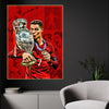 Euro Cup 2016 CR7 Cotton Canvas Wall Painting