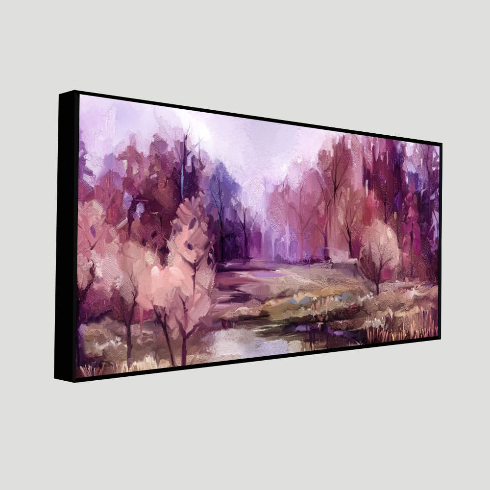 Fall Season Nature View Canvas Wall Painting