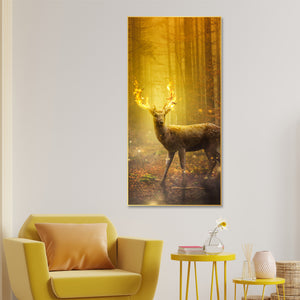 Fantasy Deer Floating Canvas Wall Painting