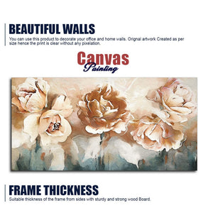 Floral Flower White Rose Canvas Wall Painting