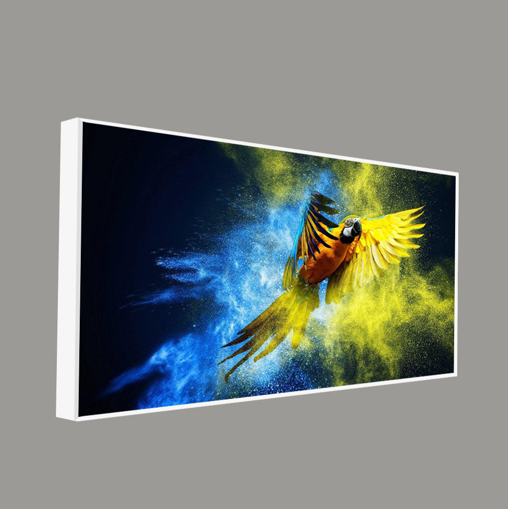 Flying Parrot Premium Canvas Wall Painting