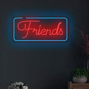 Friends Text Neon Sign LED Light