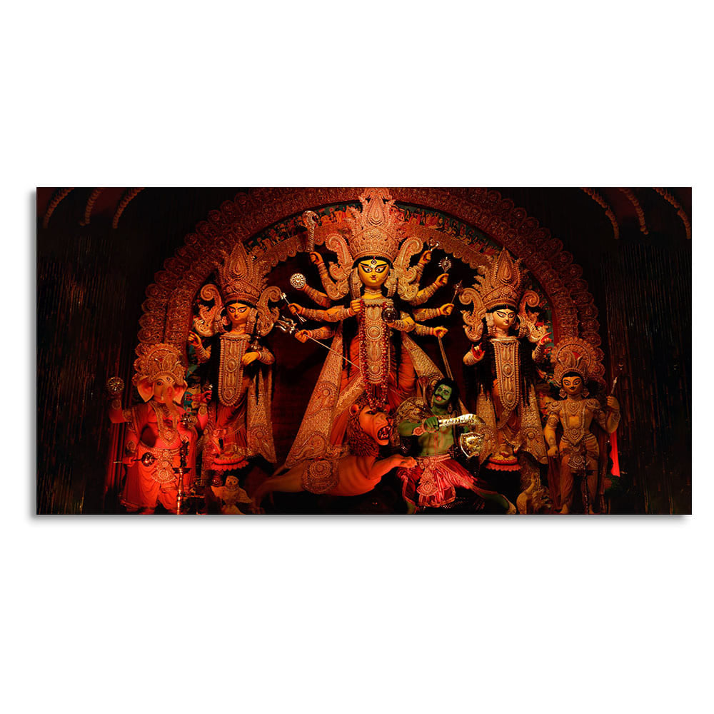 Goddess Maa Durga Premium Canvas Wall Painting