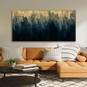 Gold Splash Texture Premium Wall Painting