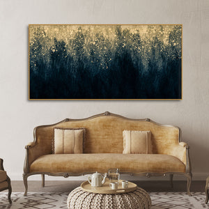 Gold Splash Texture Premium Wall Painting