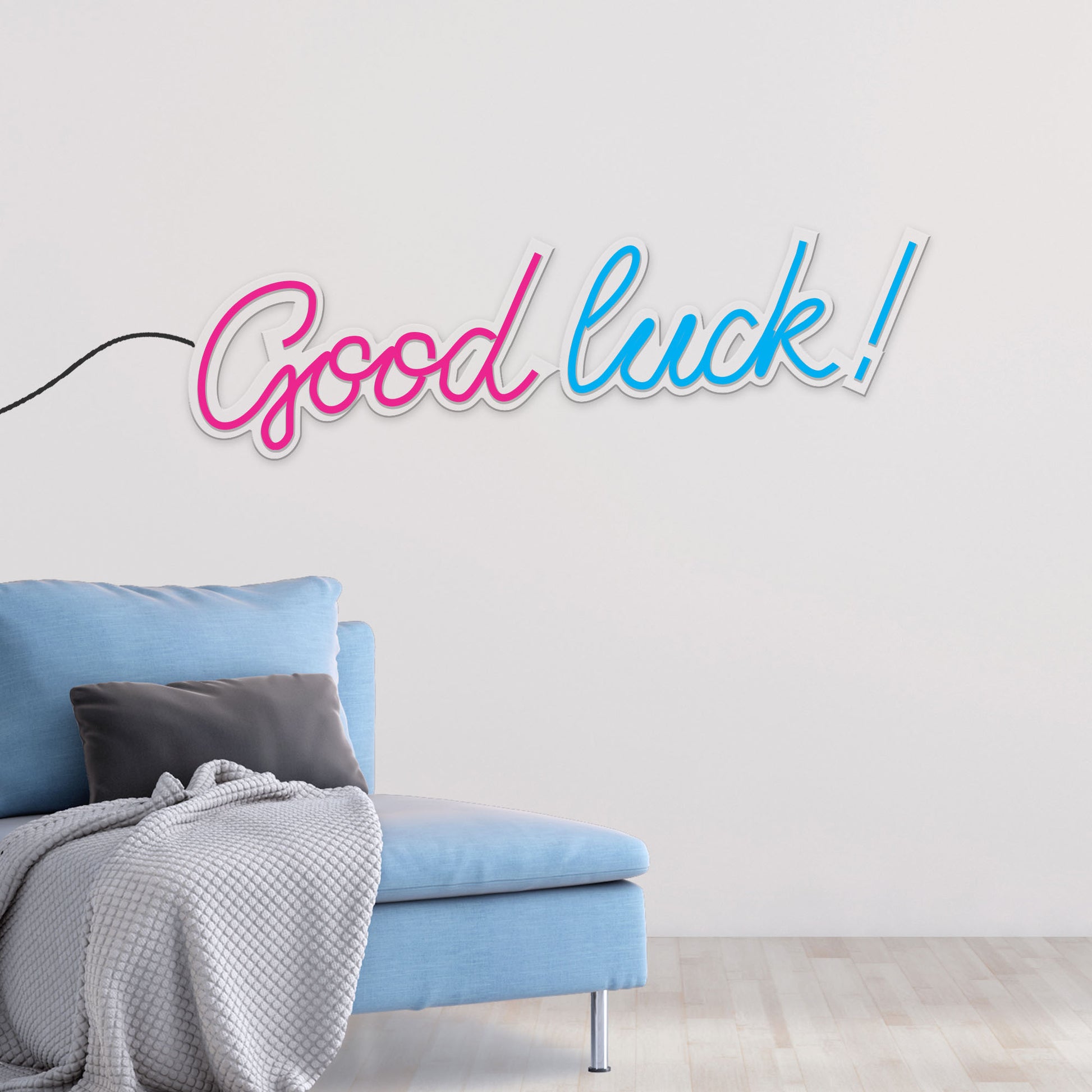 Good Luck Text Neon Sign LED Light