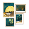 Good Vibe Only Nature Vibes Wall Frame Set of Four