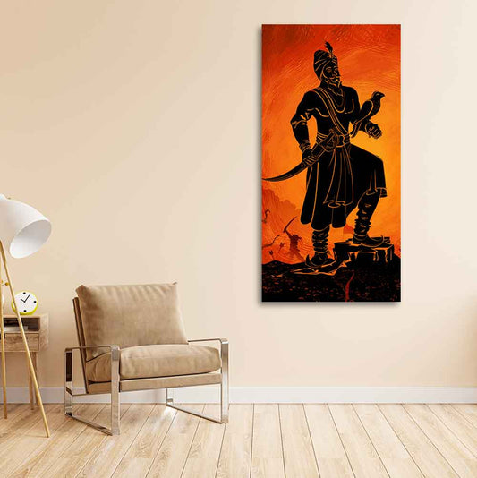 Guru Gobind Singh Canvas Wall Painting