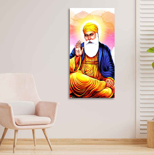 Guru Nanak Dev Canvas Wall Painting