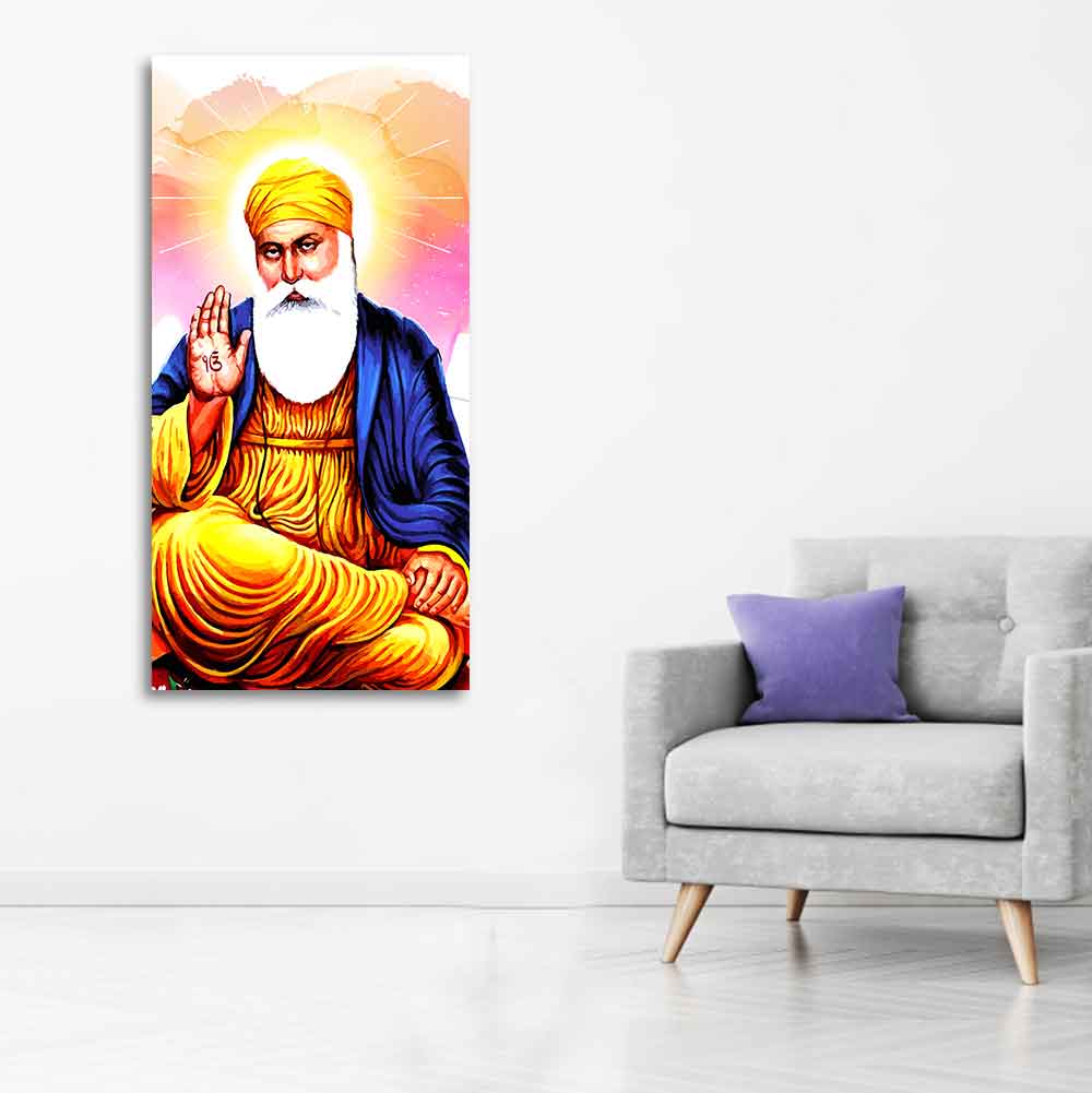 Guru Nanak Dev Canvas Wall Painting