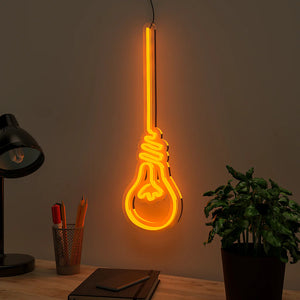 Hanging Bulb Design Neon LED Light