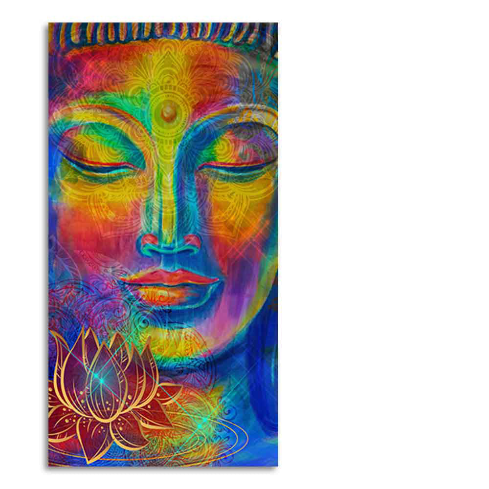 Head of Lord Buddha Canvas Wall Painting