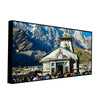 Holy Kedarnath Lord Shiva Temple Canvas Wall Painting