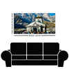 Holy Kedarnath Lord Shiva Temple Canvas Wall Painting