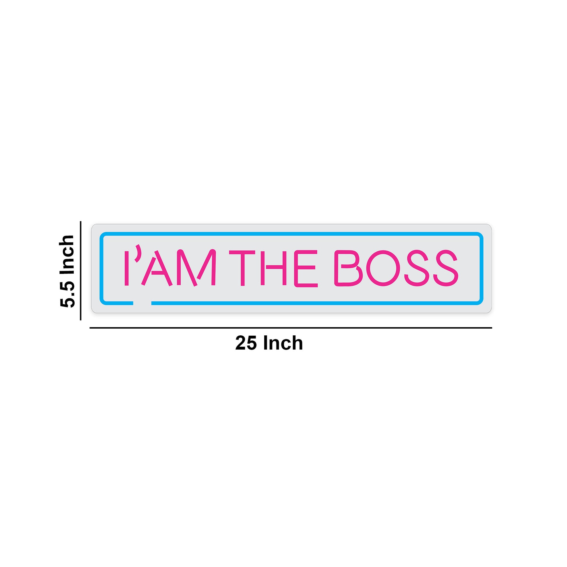 I am the Boss Text Neon Sign LED Light