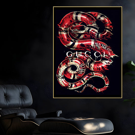 Indulgence Of Gucci Cotton Canvas Wall Painting