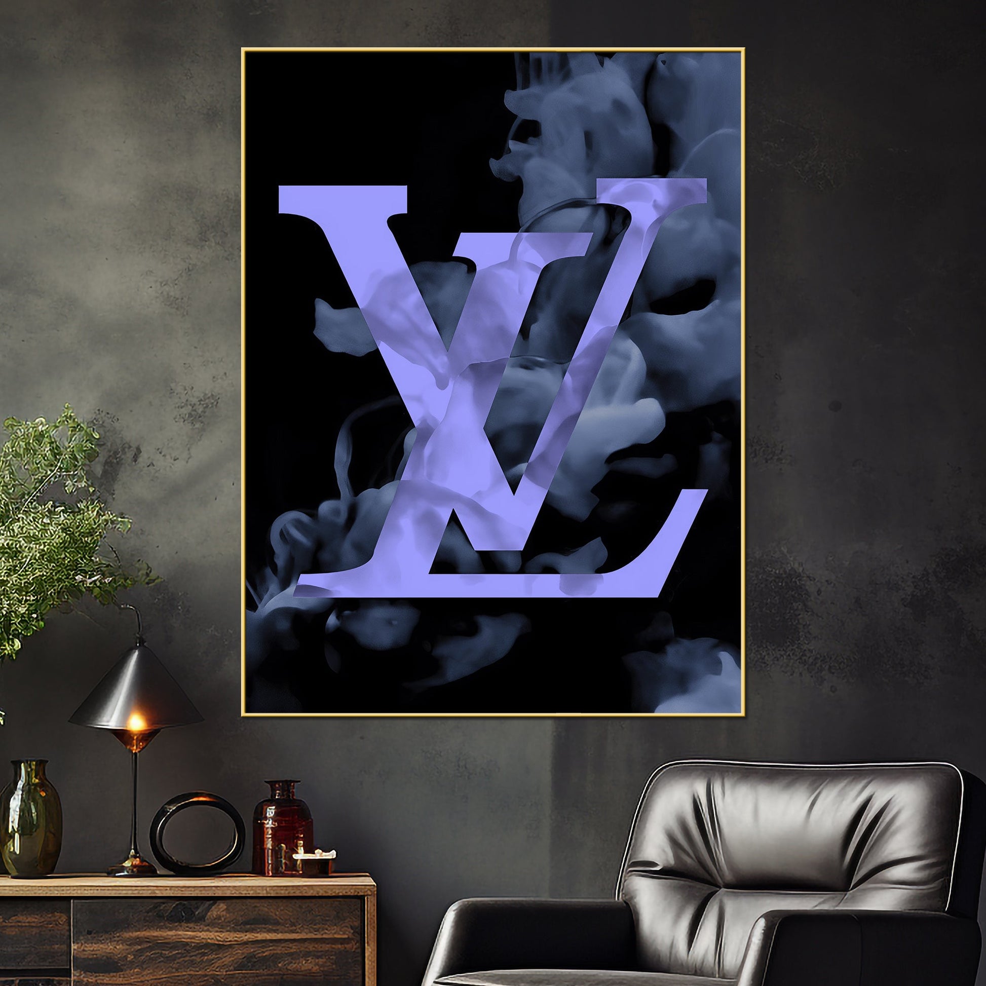 Indulgence Of Louis Vuitton Cotton Canvas Wall Painting