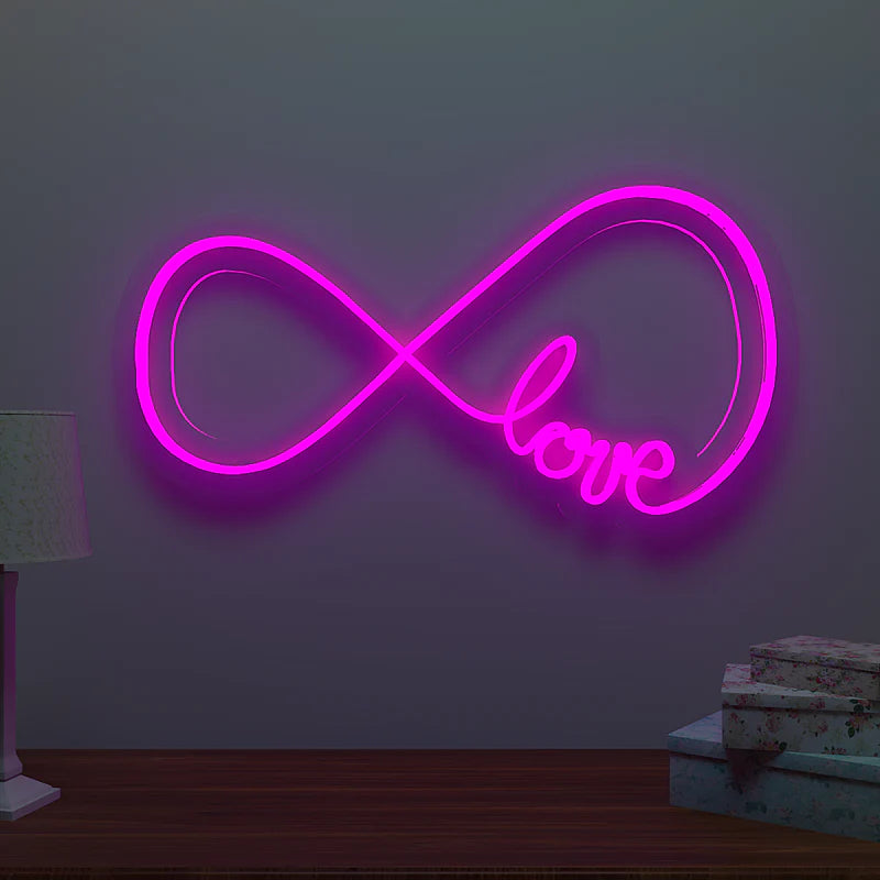 Infinity Love Design Neon LED Light