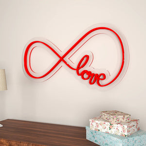 Infinity Love Design Neon LED Light