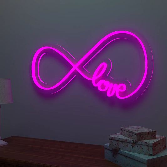Infinity Love Design Neon LED Light