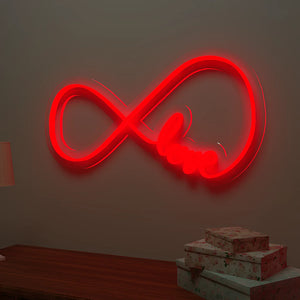 Infinity Love Design Neon LED Light