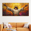 Inspiring Jesus Christ Canvas Wooden Canvas Wall Painting