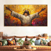 Inspiring Jesus Christ Canvas Wooden Canvas Wall Painting
