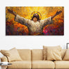Inspiring Jesus Christ Canvas Wooden Canvas Wall Painting