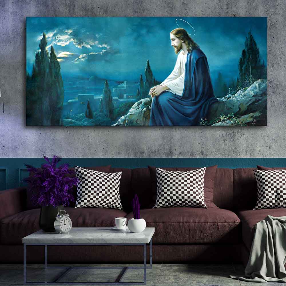 Jesus in the Gethsemane Garden Canvas Wall Painting