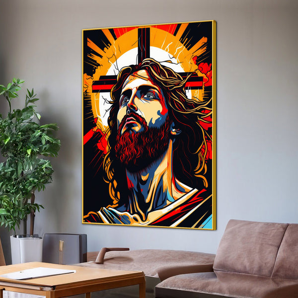 Jesus: The Redeemer Cotton Canvas Wall Painting