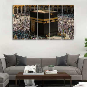 Kaaba Premium Wall Painting Set of Five