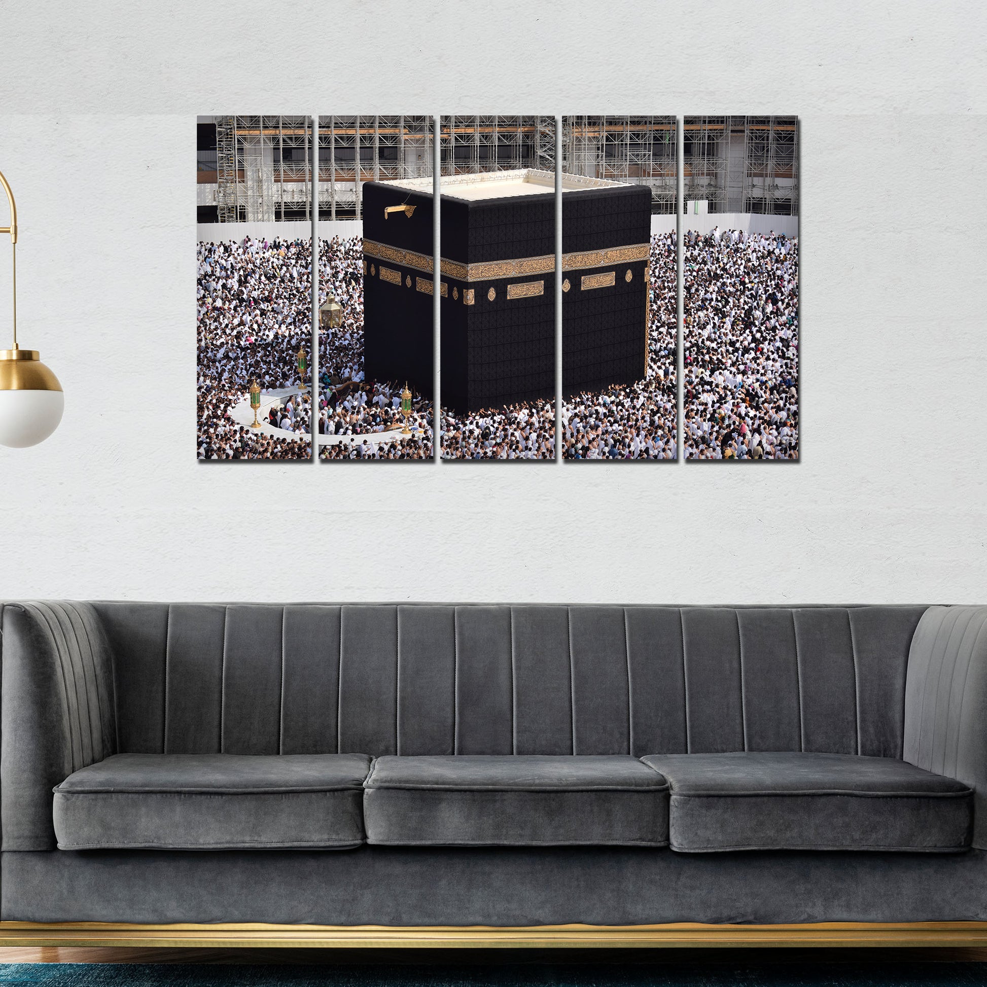 Kaaba Premium Wall Painting Set of Five Pieces