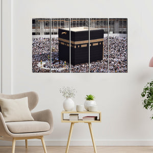 Kaaba Premium Wall Painting Set of Five Pieces