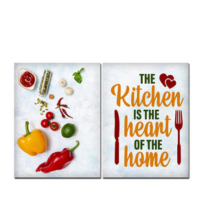 Kitchen Quotes Premium Canvas Wall Painting