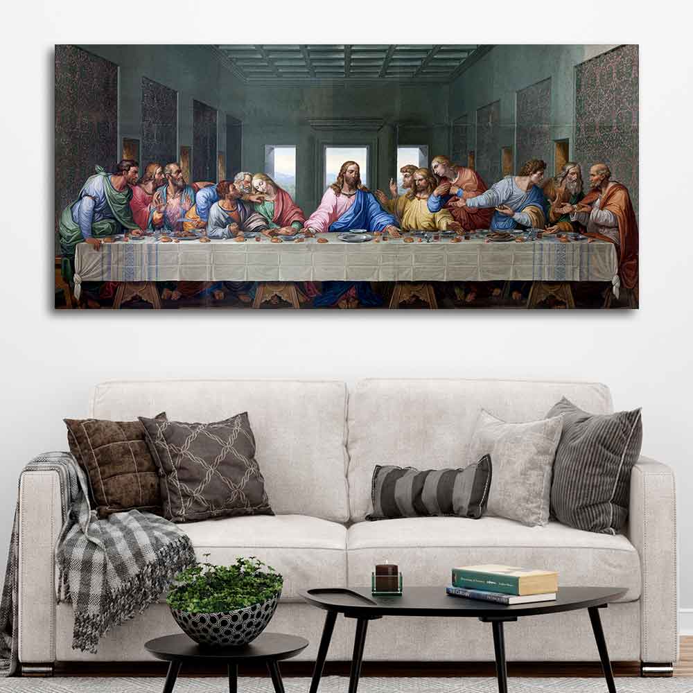 Last supper of Jesus Canvas Wall Painting