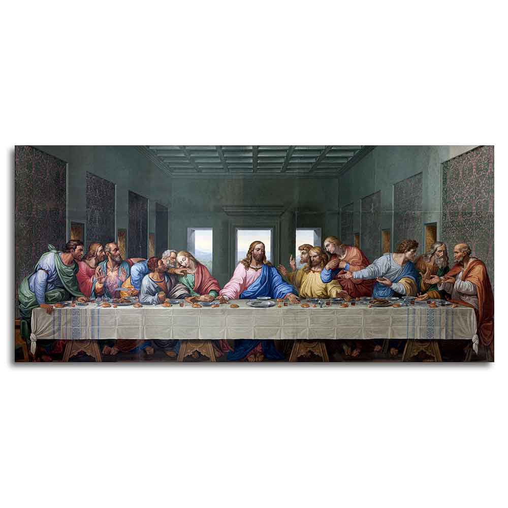 Last supper of Jesus Canvas Wall Painting