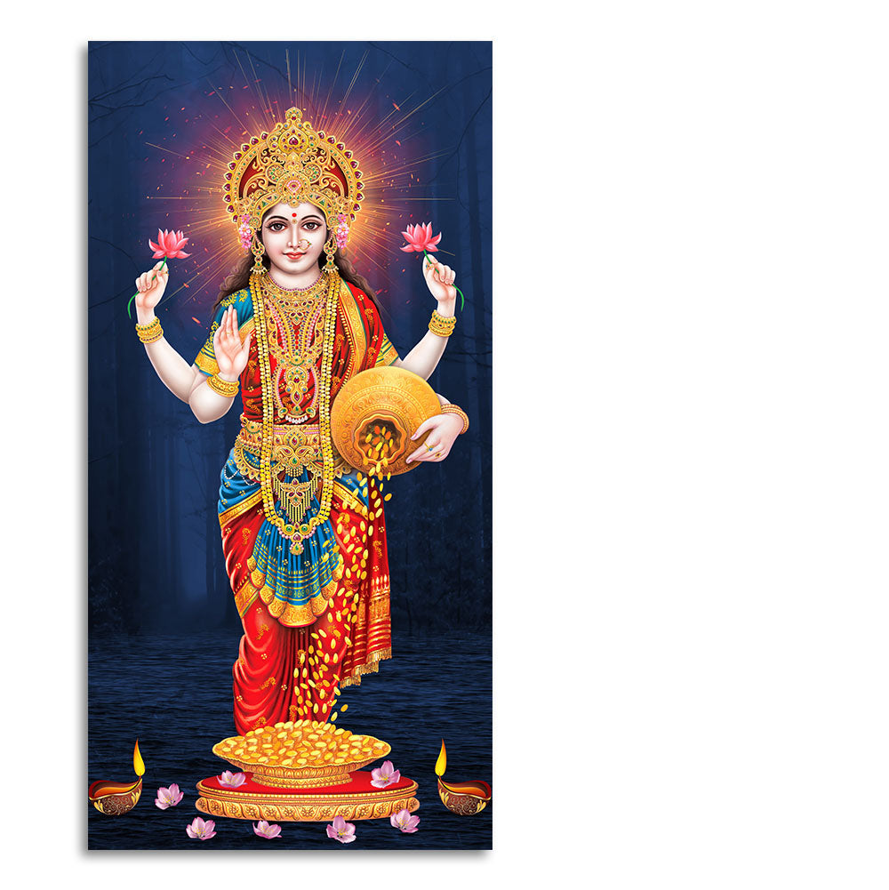 Laxmi Mata Canvas Wall Painting