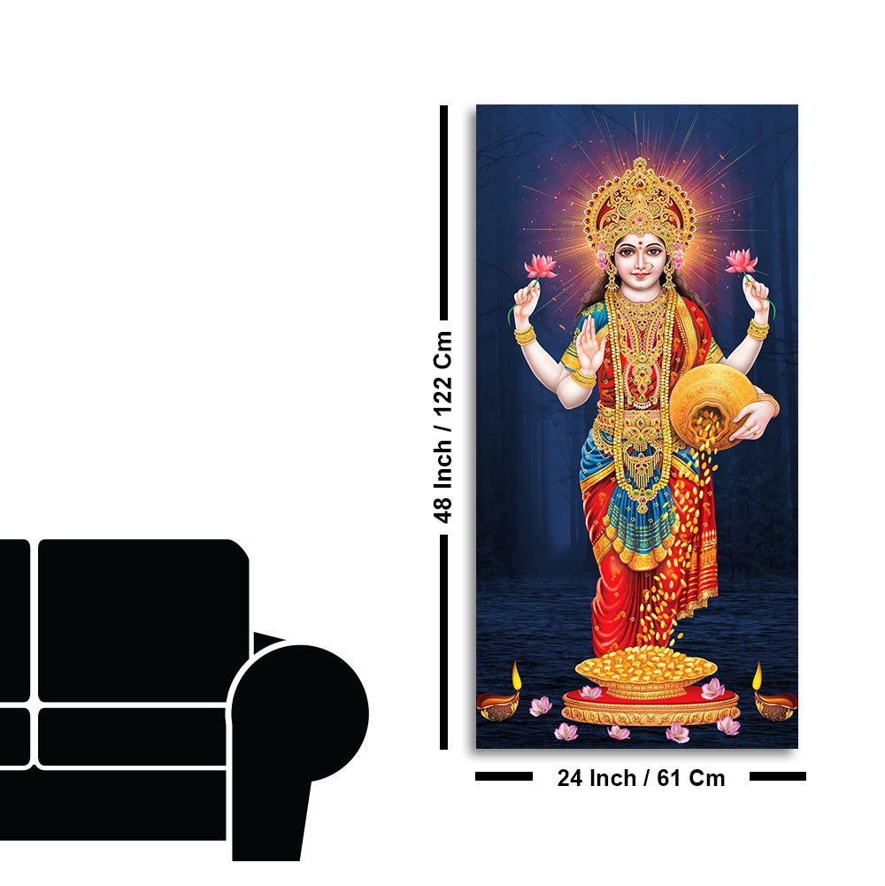 Laxmi Mata Canvas Wall Painting