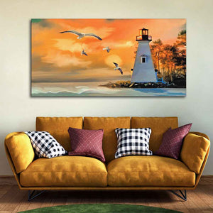 Light House Canvas Wall Painting