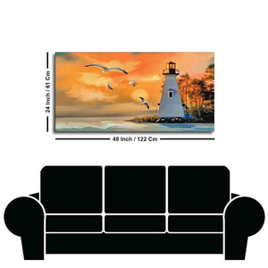 Light House Canvas Wall Painting