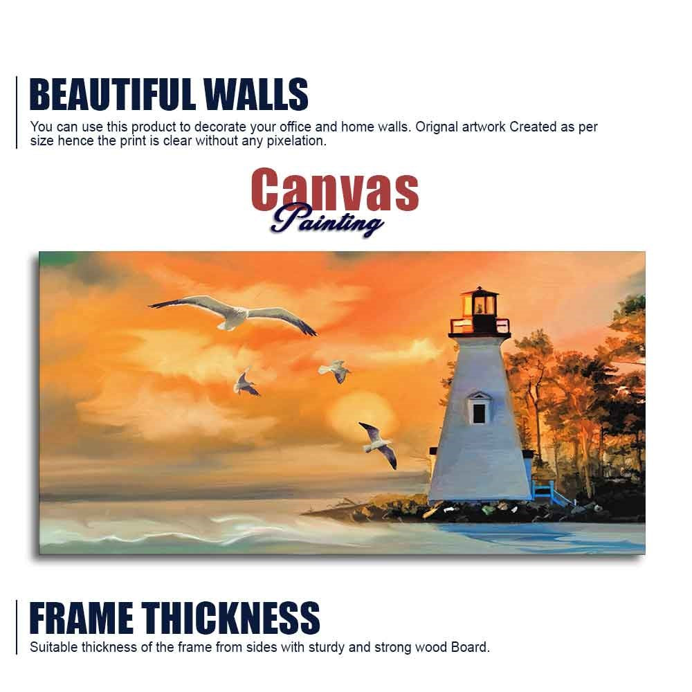 Light House Canvas Wall Painting