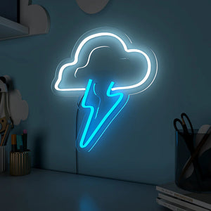 Lightning Cloud Design Neon LED Light