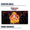 Lord Ganesha Sculpture Canvas Wall Painting