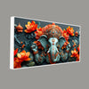 Lord Ganesha the Hindu God of Wisdom Canvas Wall Painting