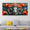 Lord Ganesha the Hindu God of Wisdom Canvas Wall Painting