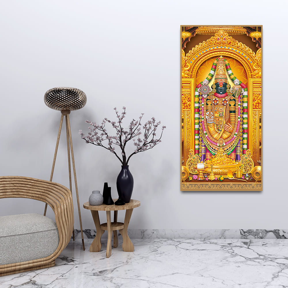 Lord Tirupati BalaJi Canvas Wall Painting